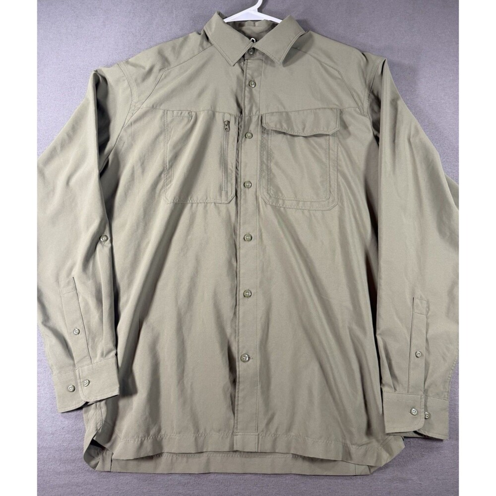Under Armour Tac Hunter Tactical Shirt Mens Medium Army Green Vented Fishing